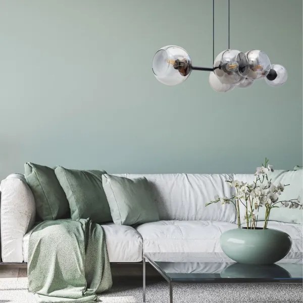 Lampadario a sospensione con filo LATIL 6xE27/60W/230V