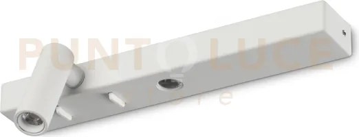 Bonne nuit applique a parete 3000k 6,5w  420 lm bianco biemissione ...