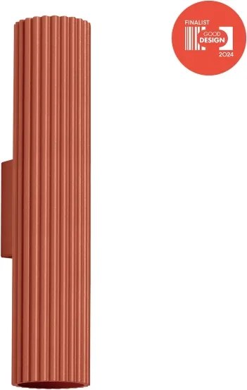 Brilagi - Lampada da parete LED CRESTO 2xGU10/10W/230V 30 cm rossa