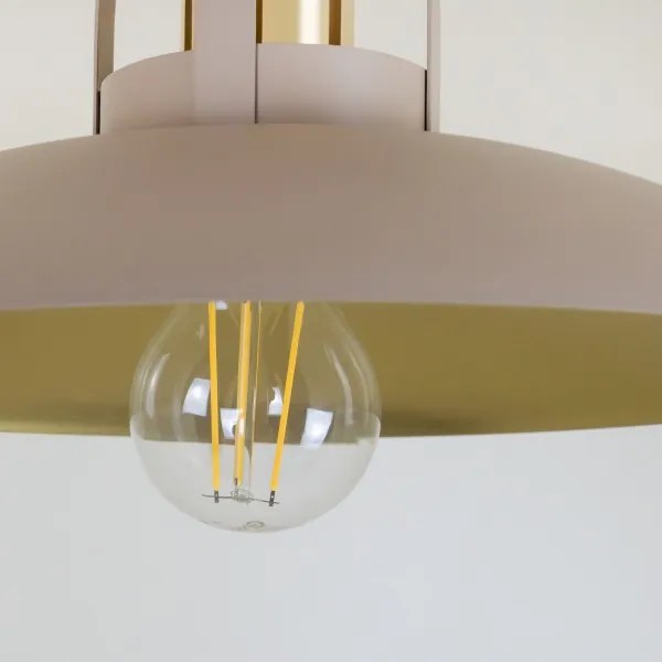 Brilagi - LED Lampadario a plafone FLAMENGO 1xE27/60W/230V beige