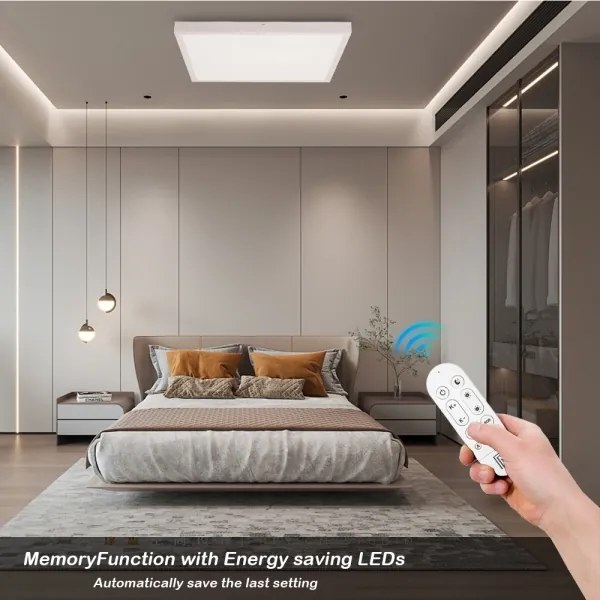 Immax NEO 07277L -Lampada LED dimmerabile da bagno FRAME 50W/230V IP44 Wi-Fi Tuya+RC