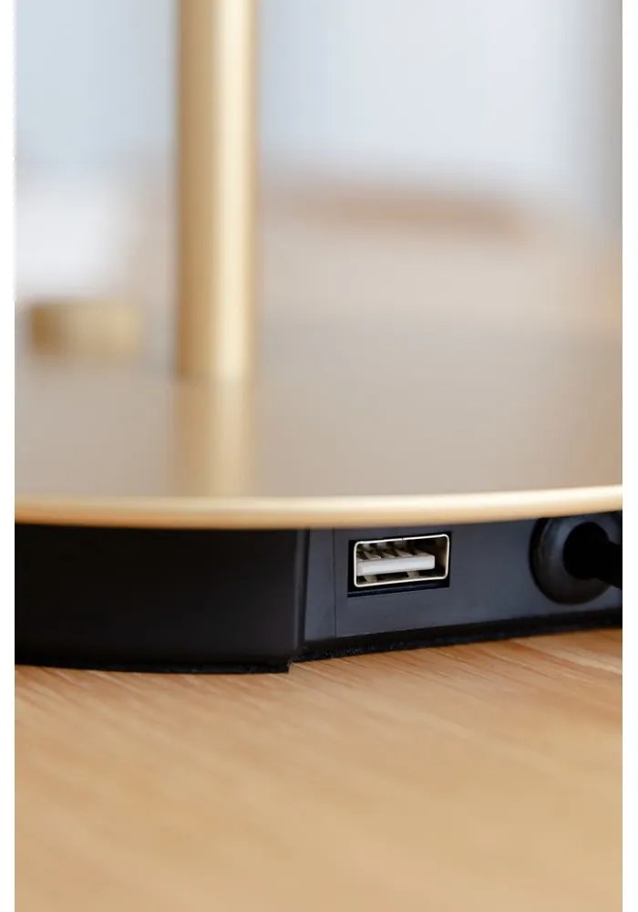 Lampada da tavolo dimmerabile a LED verde scuro con paralume in metallo (altezza 41,5 cm) Asteria Table - UMAGE