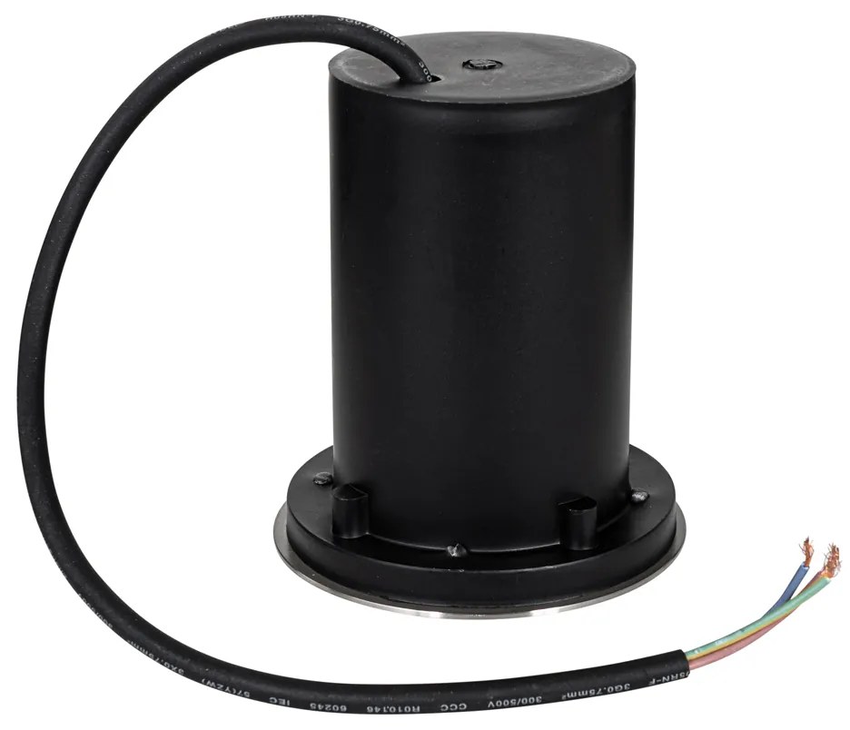 Set di 6 faretti da terra moderni per esterni in acciaio 35 mm orientabili IP65 - Delux