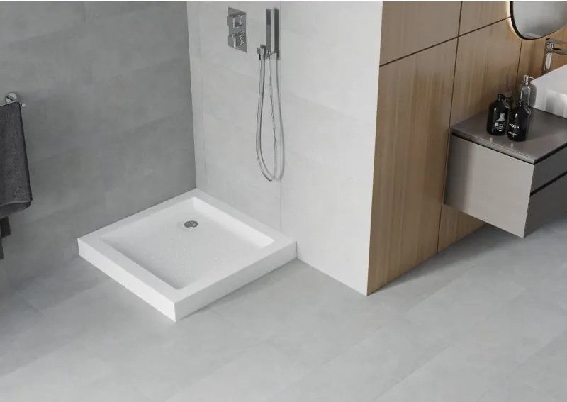 Mexen Rio piatto doccia quadrato 80 x 80 cm, bianco - 45108080