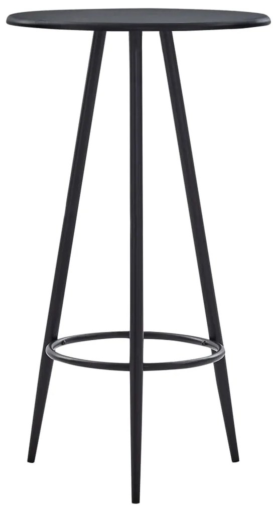 Set da bar 5 pz in plastica nero