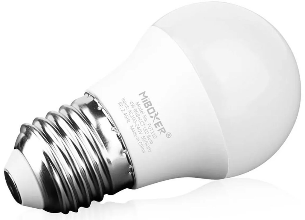 Lampadina LED E27 G45 4W RGB+CCT Dimmerabile Mi-boxer Compatta Colore RGB+CCT