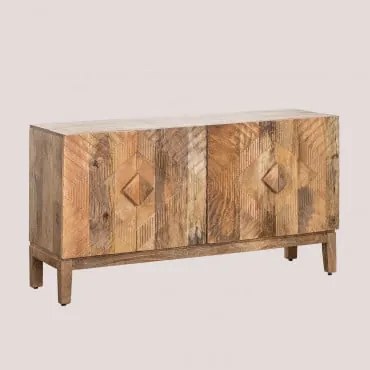 Madia In Legno Di Mango Diko Legno Naturale - Sklum