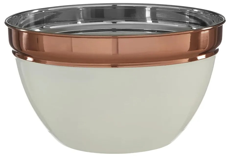 Ciotola in acciaio inox in rame e beige ø 18 cm Prescott - Premier Housewares