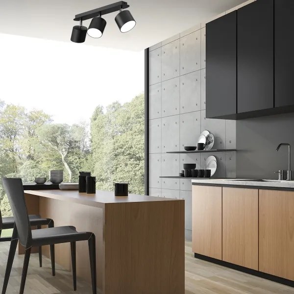 Faretto DIXIE 3xGX53/11W/230V nero