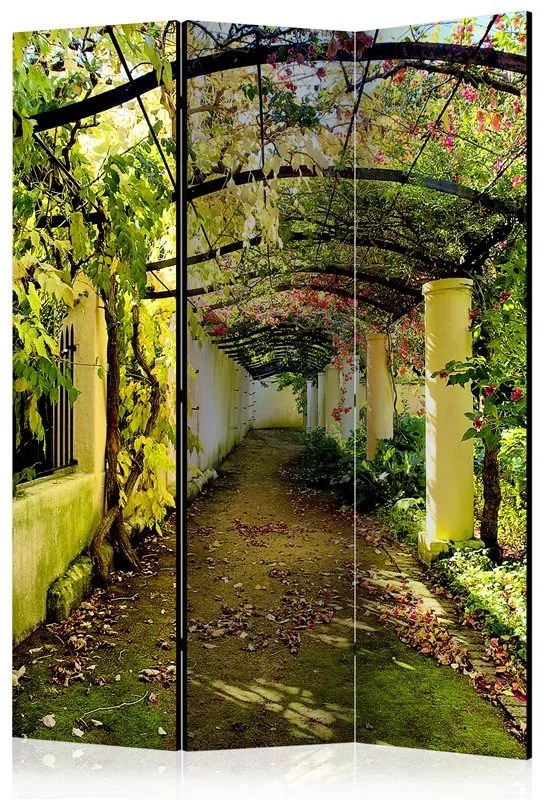 Paravento  Romantic Garden [Room Dividers]  Colore Verde, Dimensioni e Misure 135x172