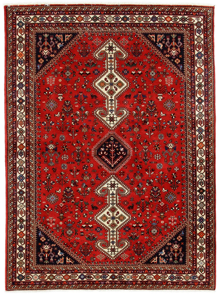 Nasrabad Tappeto 170x230 (Iran) Annodato A Mano