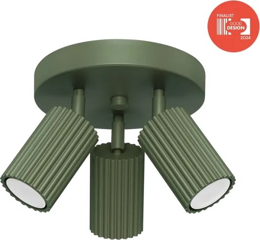 Brilagi - Faretto LED CRESTO 3xGU10/10W/230V verde