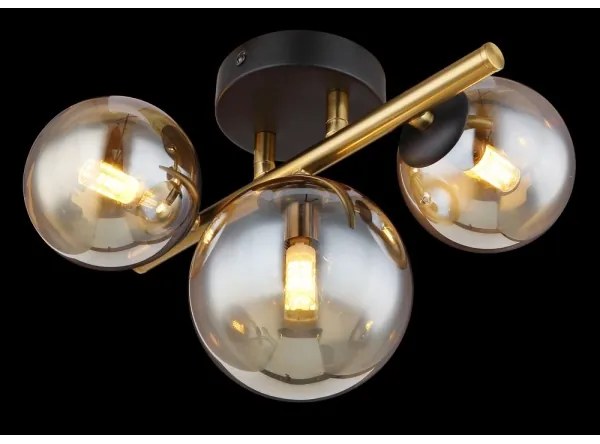 Globo 56135-3W - Lampadario a plafone LED RIHA 3xG9/3,5W/230V ottone