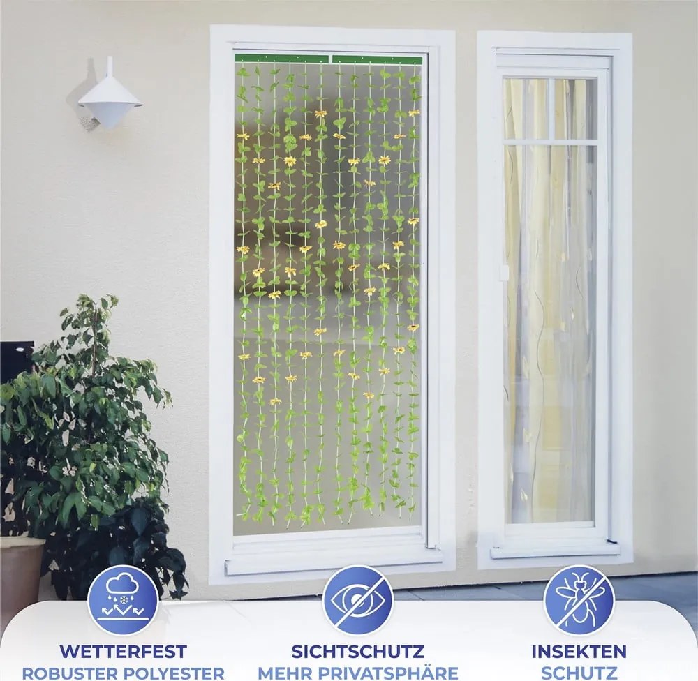 Tenda gialla/verde alla porta 90x190 cm Sunflowers – Maximex