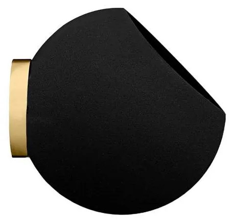 Globe Wall Vaso per Piante Ø17xH15,4 Black/Gold - AYTM