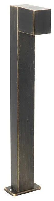 Lampada da terra per esterni industriale oro antico 65 cm IP44 - Baleno