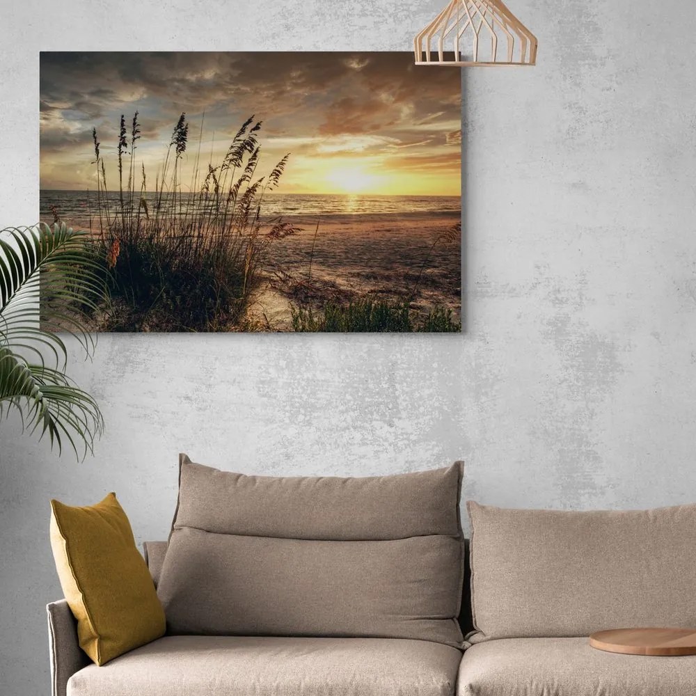 Quadro su tela – Tramonto sulla spiaggia
