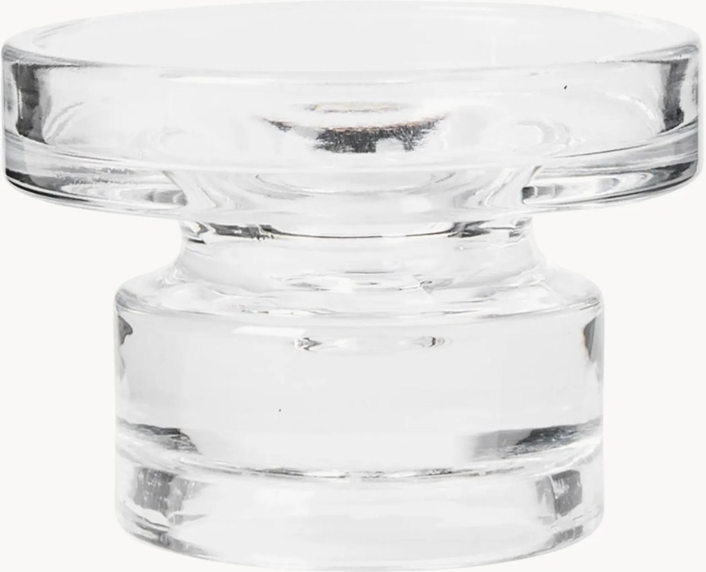 Portacandele in vetro Petra