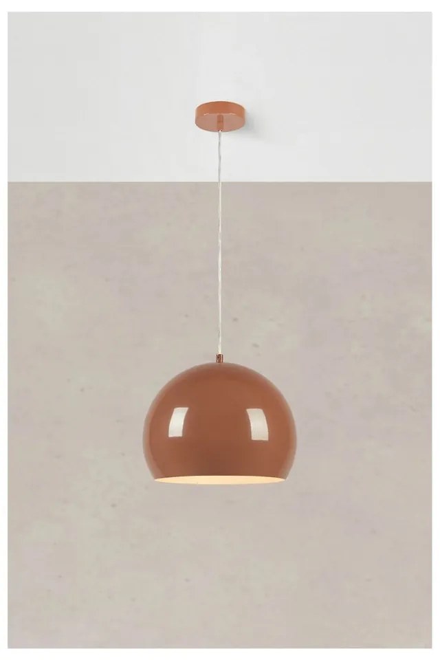 Lampadario marrone con paralume in metallo ø 28 cm Pop – Markslöjd