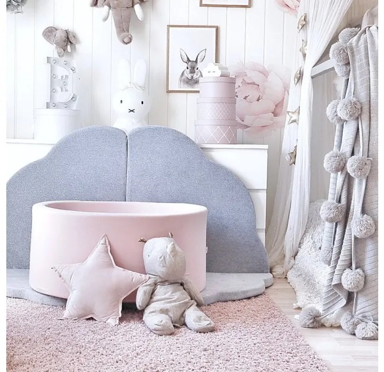 Tappeto da gioco a forma di nuvola in gommapiuma: rosa