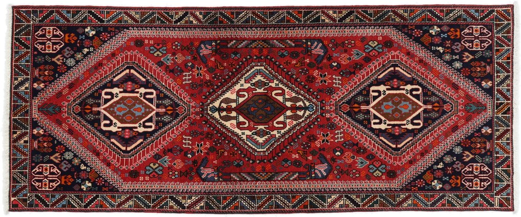 Gashghai Tappeto persiano 200 x 80 (Iran) Annodato A Mano