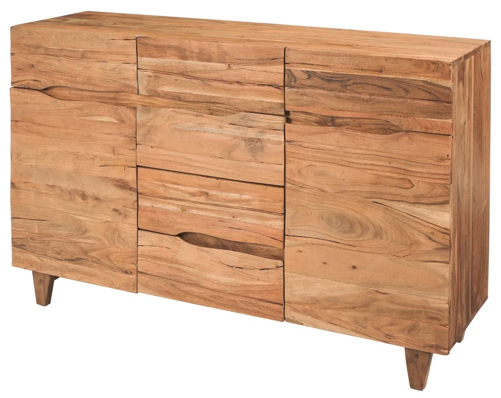 Credenza 6 cassetti 135x87x40 cm Maui