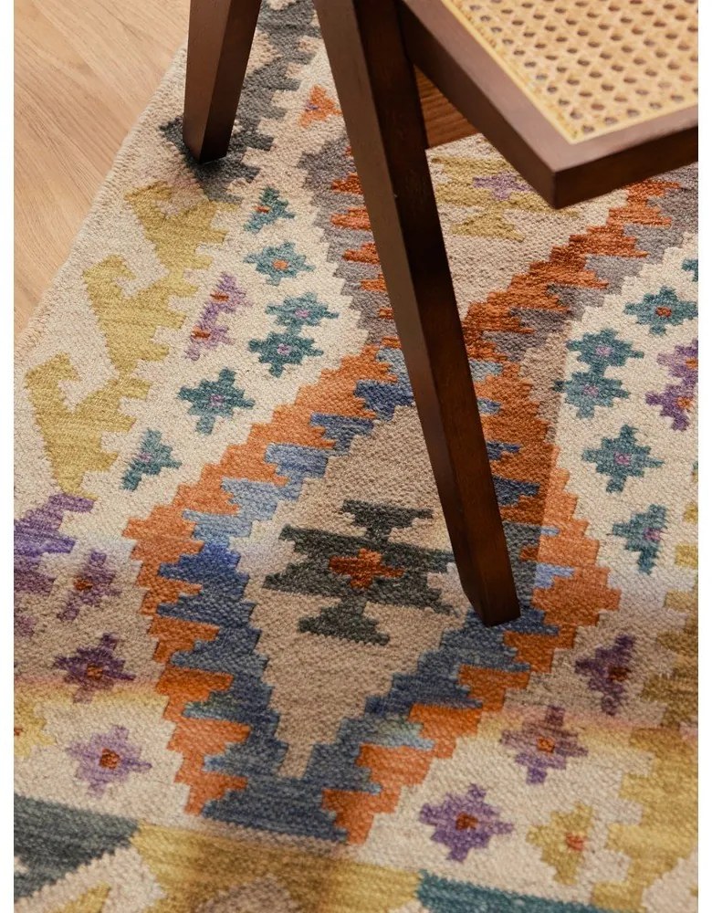 Passatoia in lana reversibile/tessuta a mano 60x190 cm Kamal Oasis – Nouristan