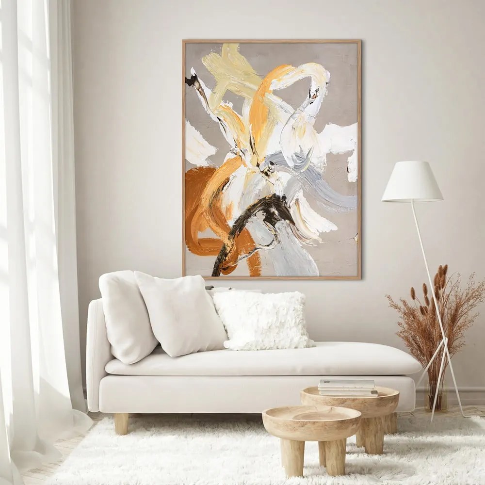 Quadro dipinto a mano 90x120 cm Go Ahead - Malerifabrikken