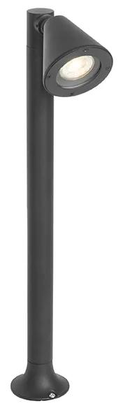 Palo da esterno moderno 60 cm nero IP44 - Ciara