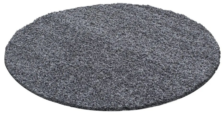 Tappeto rotondo grigio scuro ø 80 cm Life - Ayyildiz Carpets