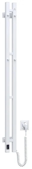 Scaldasalviette elettrico SILOUETTE 187W/230V 120,6 cm IP44 bianco dx