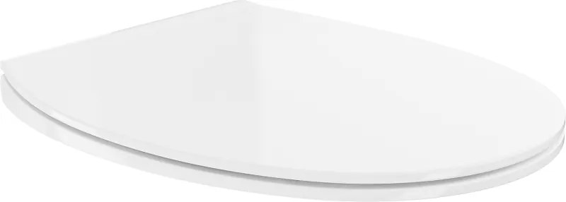 Mexen Egg tavoletta a chiusura rallentata slim, duroplast, bianco lucido - 39243000