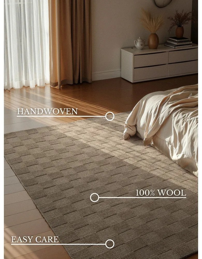 Tappeto beige in lana tessuto a mano 200x300 cm Scala – Villeroy&amp;Boch