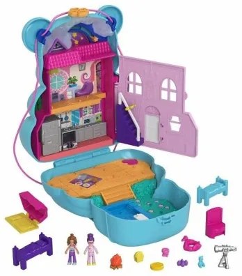 Playset Polly Pocket Surprise Bear Bag Borsa Orso + 4 Anni