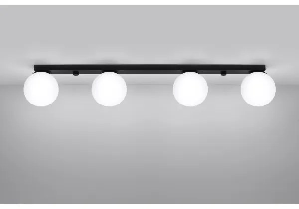 Sollux SL.1154 - Lampada da soffitto YOLI 4xG9/12W/230V nero