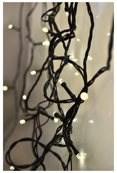 Brilagi - Catena luminosa LED per esterni 100 LED/8 funzioni 13 m IP44 bianco caldo
