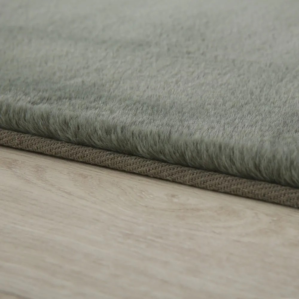 Tappeto rotondo lavabile verde ø 120 cm Pouffy - Ayyildiz Carpets