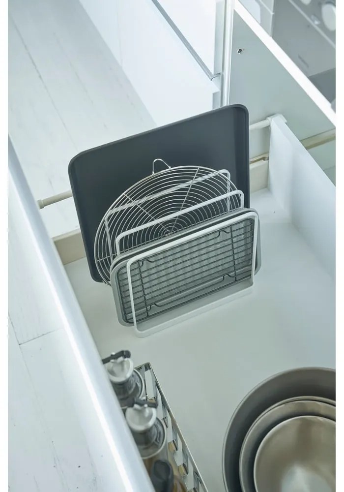 Organizzatore in metallo bianco Yamazaki Tower - YAMAZAKI