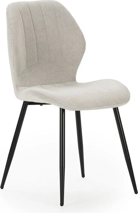 Set di sedie da pranzo color color crema 4 pz Milu - Marckeric