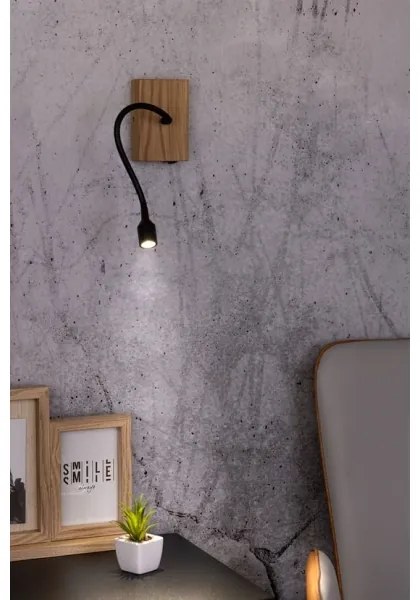 Spot-Light 5721174 - Applique LED LECTOR LED/2,5W/230V rovere