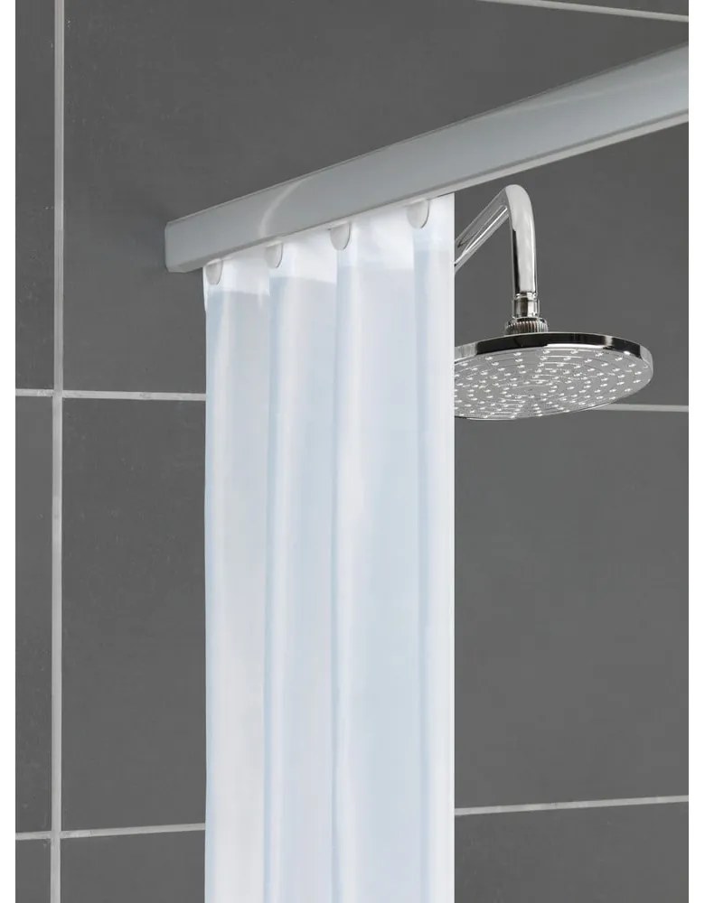 Asta per tende da doccia in argento lucido 75 - 125 cm Era - Wenko