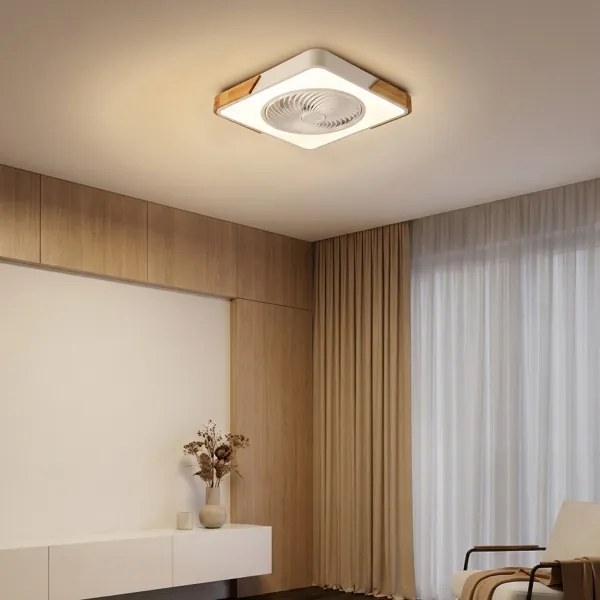 Brilagi-LED lampada dimmerabile con ventilatore LED/30W/230V 3000-6500K bianco/rovere + telecomando