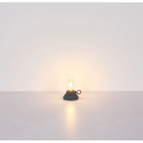 Globo 58016A - Lampada da tavolo LED dimmerabile PETRO 1W/3,7V 1200mAh antracite