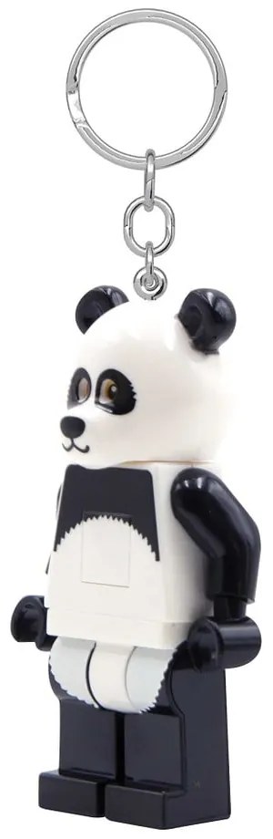 Portachiavi bianco e nero con torcia Iconic Panda - LEGO®