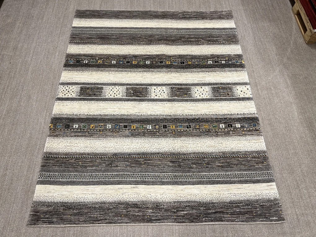 Loribaft Tappeto 250 x 200 Beige (Iran) Annodato A Mano