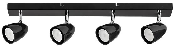 Rabalux 73021 - Faretto PERICO 4xGU10/5W/230V nero