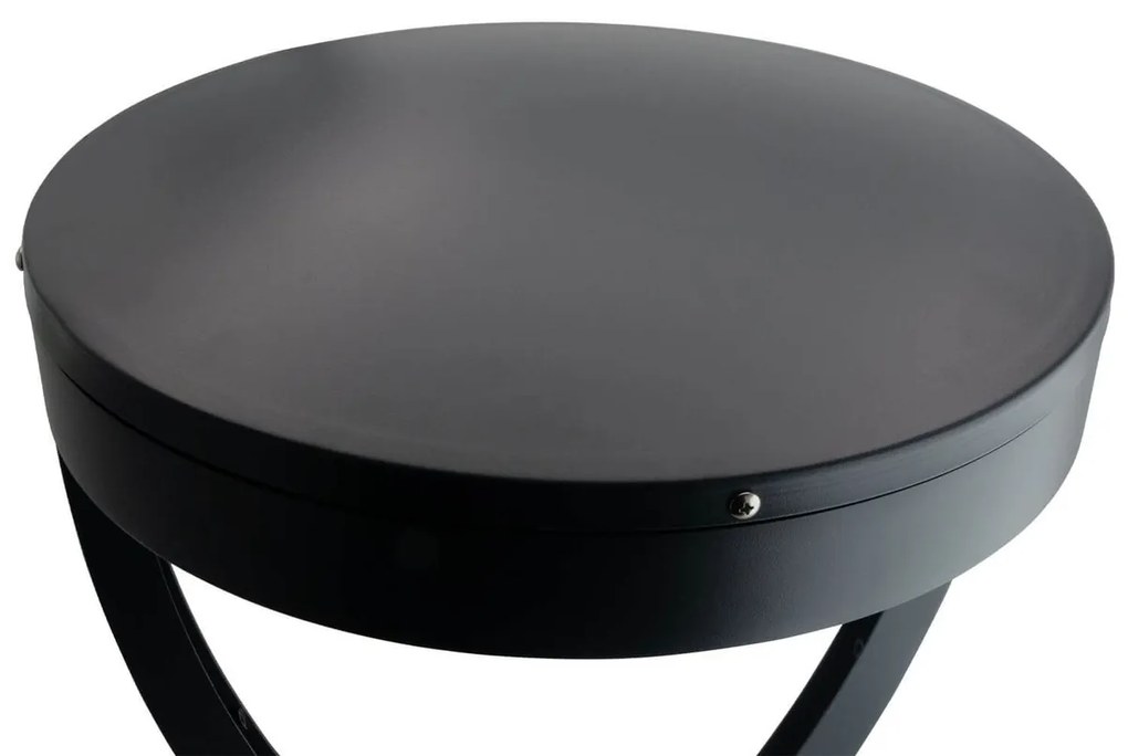 Lampione Stradale 40W 120lm/W Iron Black - Lumileds Colore Bianco Caldo 2.700K