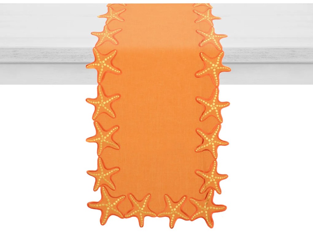 Runner 50x150 cm stelle arancione