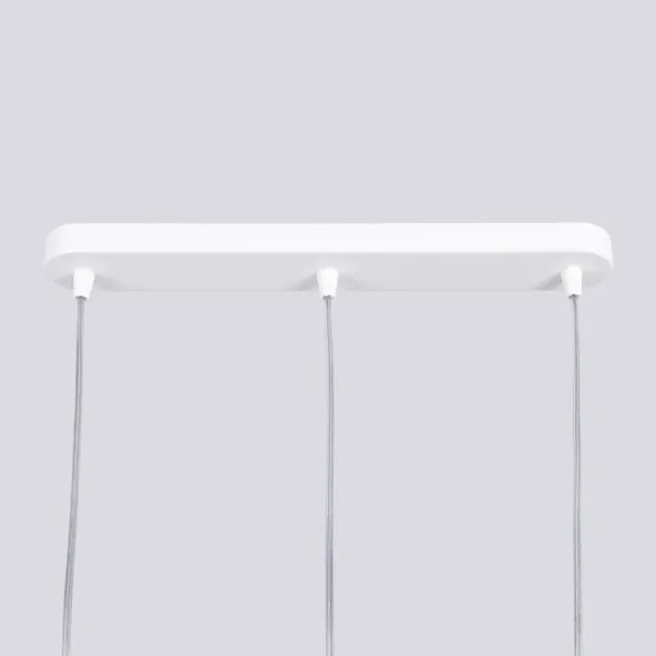 Sollux SL.1693 - Lampadario a sospensione con filo LIRO 3xGU10/10W/230V bianco