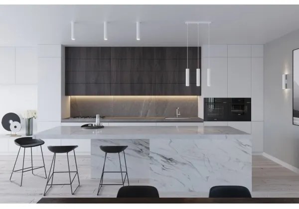 Sollux SL.0324 - Lampadario a sospensione con filo LAGOS 2 2xGU10/10W/230V bianco